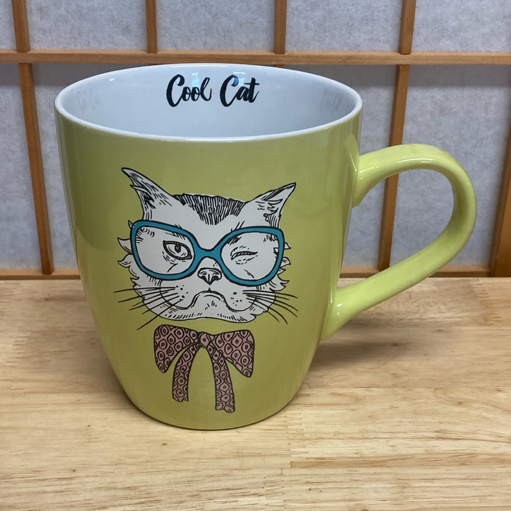 Clay Art Cool Cat 23-oz Mug